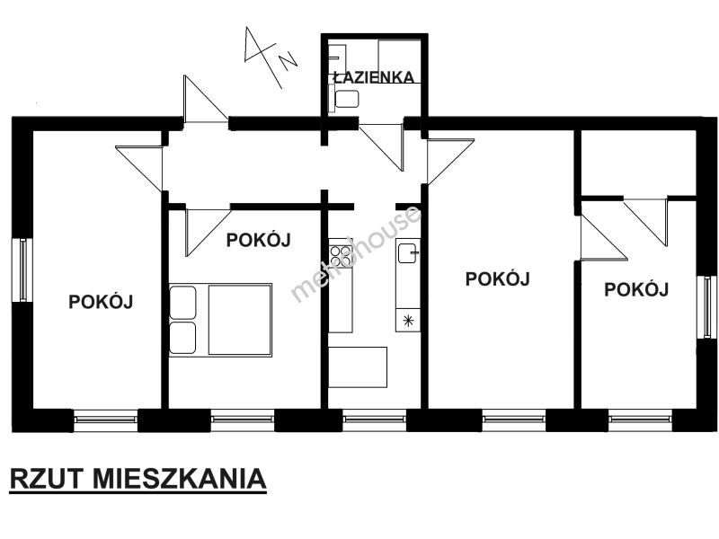Mieszkanie na sprzedaż, Wrocławski, Łukaszowice, Okrzei