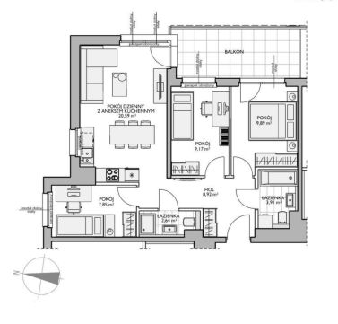 Sprzedaż Mieszkanie Kiełpinek, Gdańsk