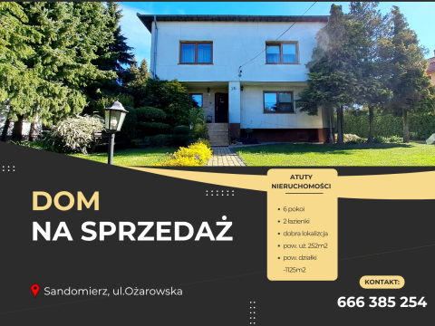 Sprzedaż Dom Ożarowska, Sandomierz