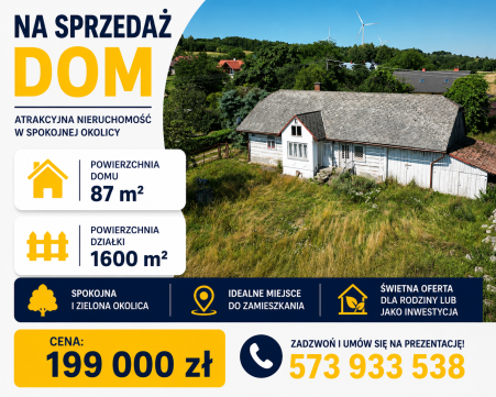 Sprzedaż Dom Zmysłówka, pow. krośnieński